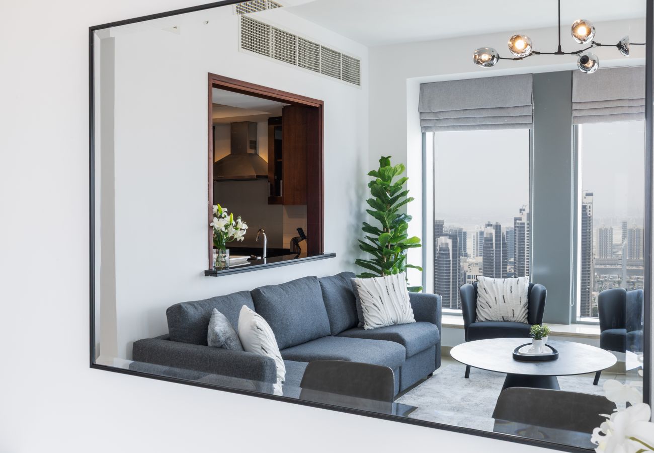 Apartment in Dubai -  Spectacular 2BR with Burj Khalifa & Fountain View
