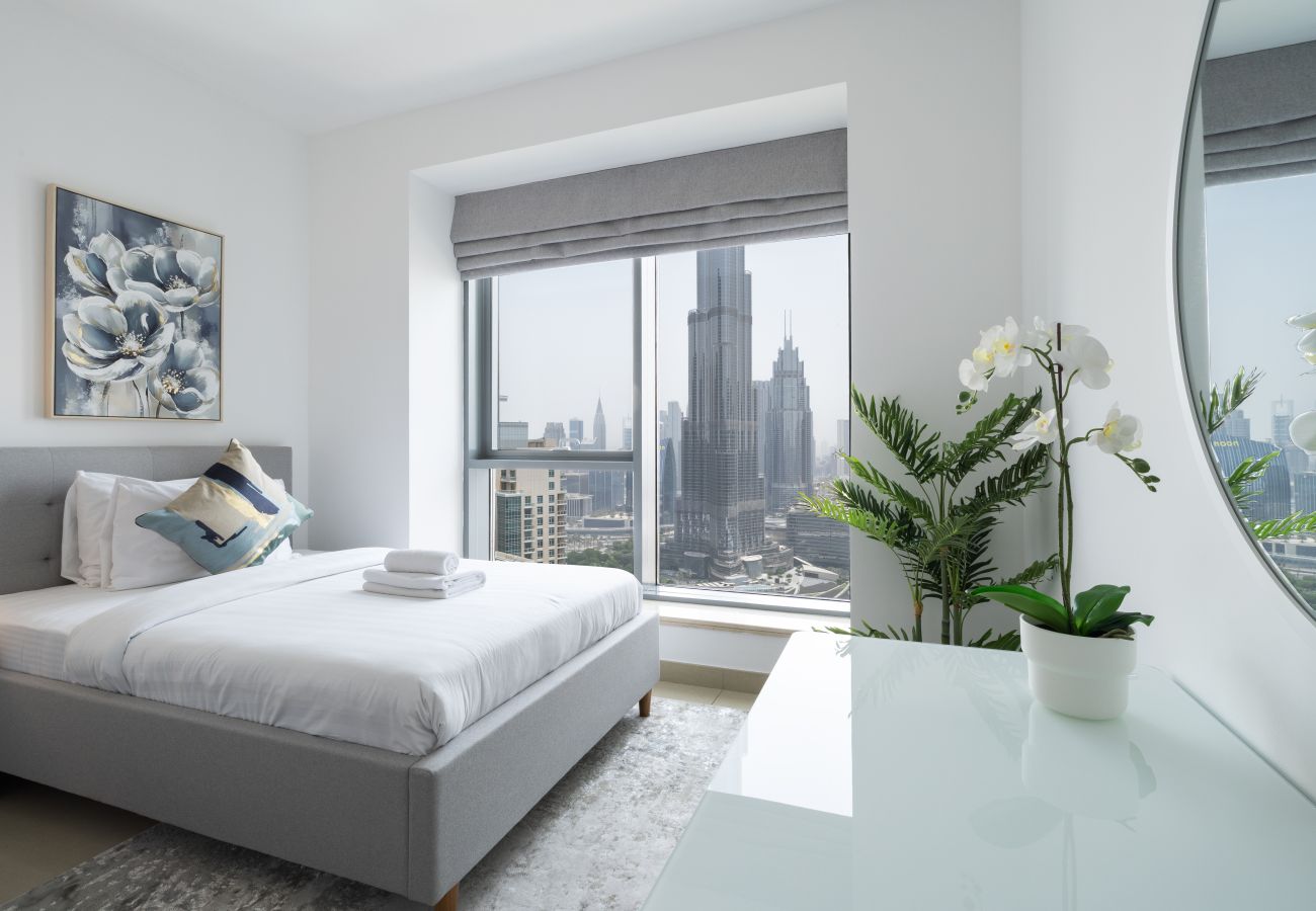 Apartment in Dubai -  Spectacular 2BR with Burj Khalifa & Fountain View