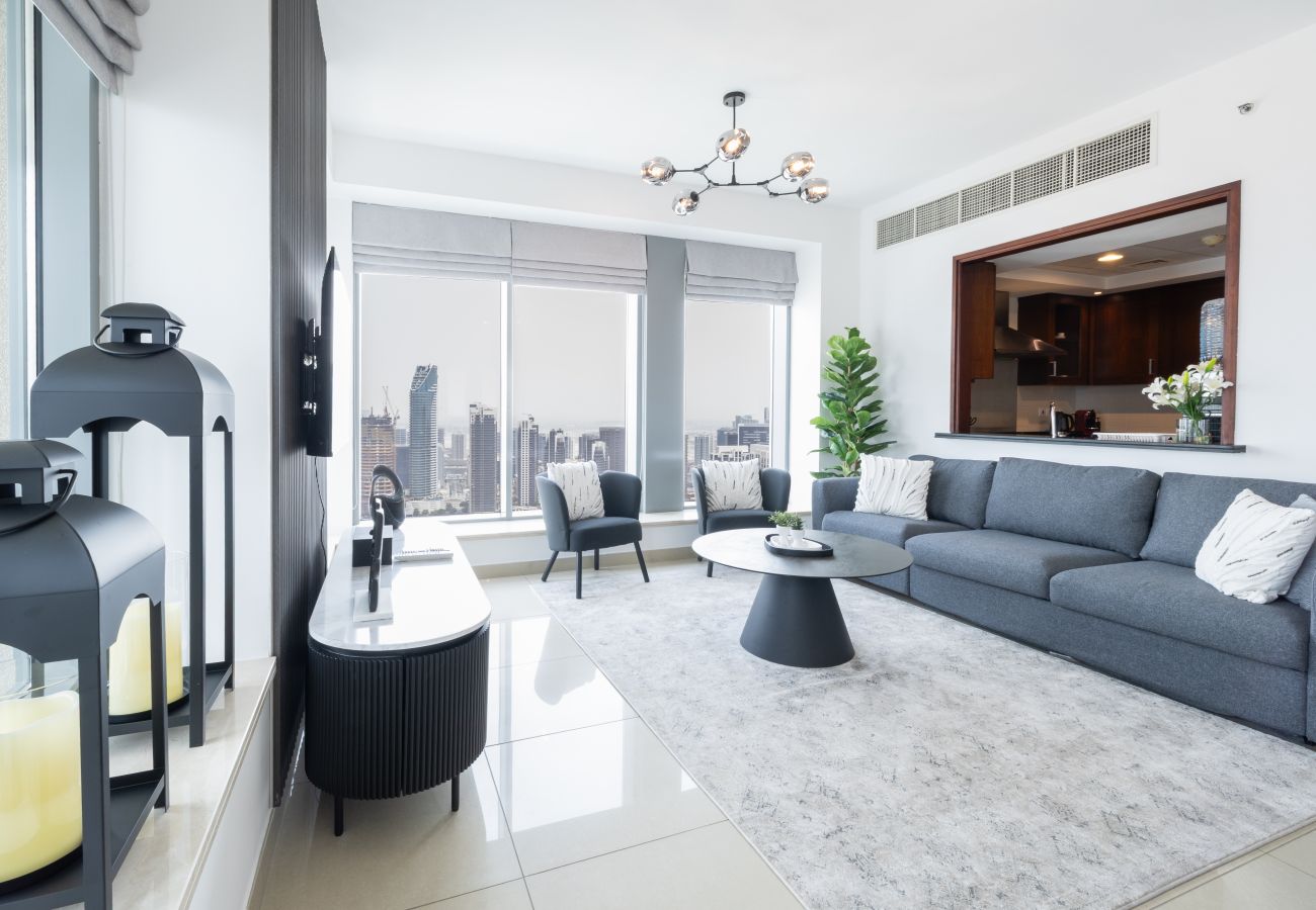 Apartment in Dubai -  Spectacular 2BR with Burj Khalifa & Fountain View
