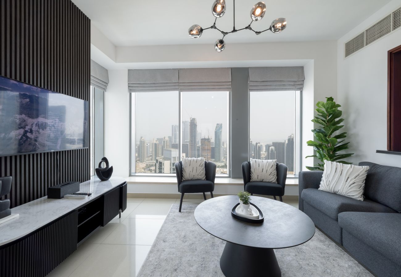 Apartment in Dubai -  Spectacular 2BR with Burj Khalifa & Fountain View