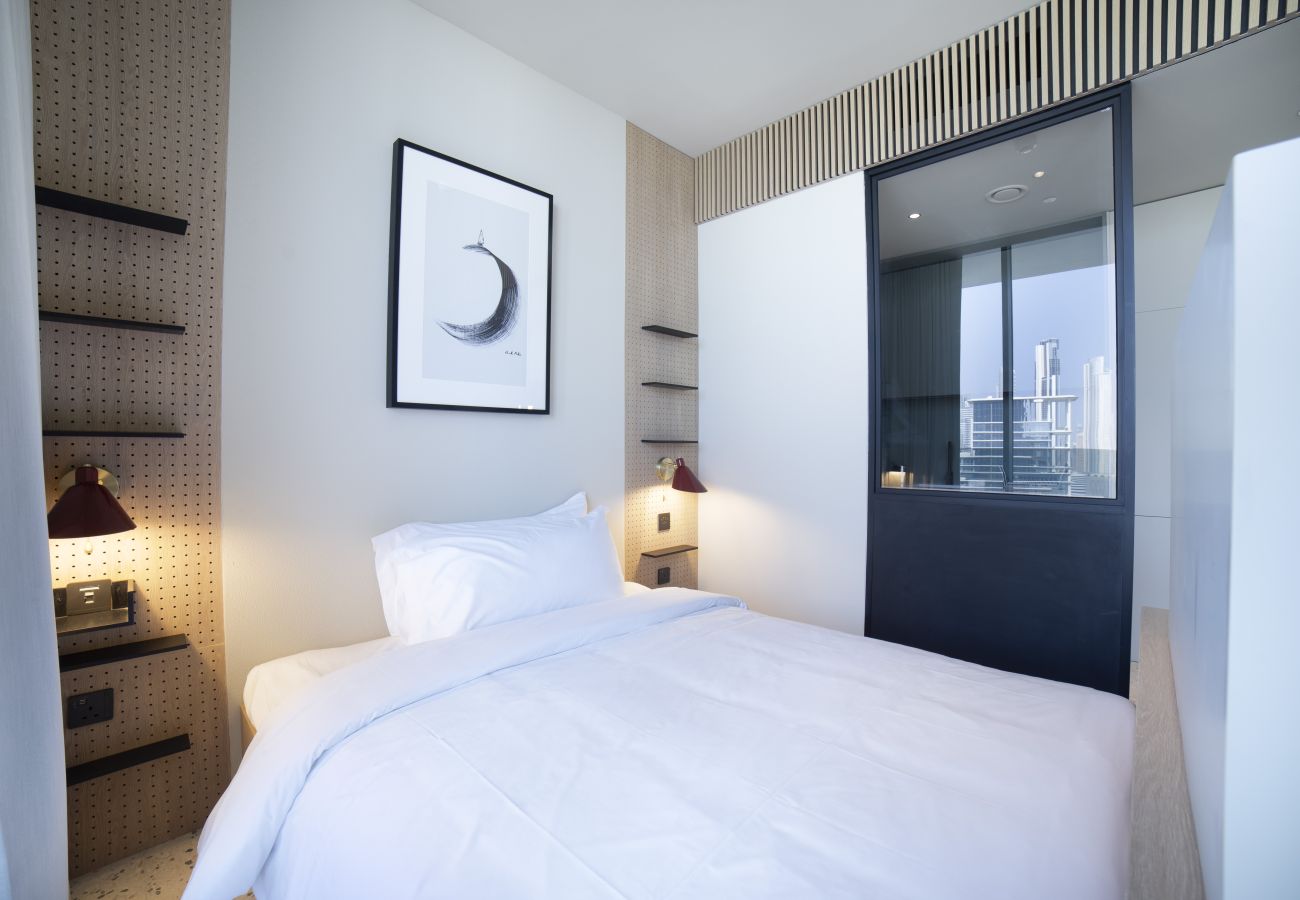 Studio in Dubai - Executive Burj view Studio at Upside Living |Business Travel Ready