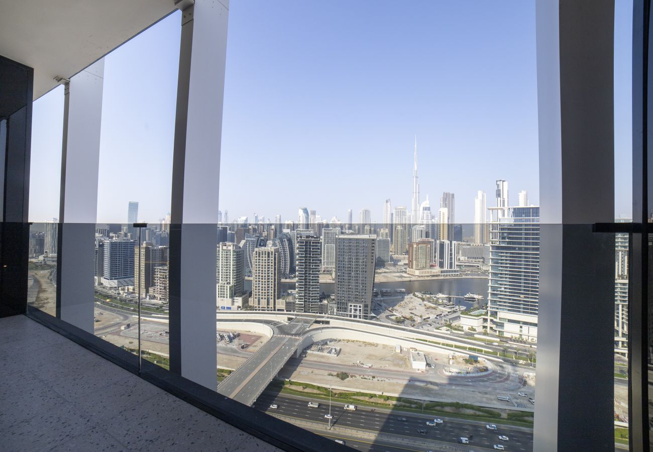 Studio in Dubai - Executive Burj view Studio at Upside Living |Business Travel Ready
