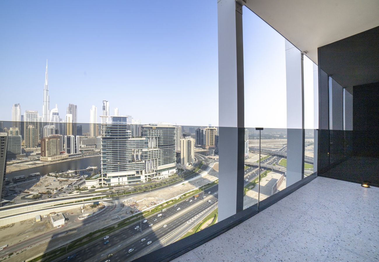 Studio in Dubai - Executive Burj view Studio at Upside Living |Business Travel Ready