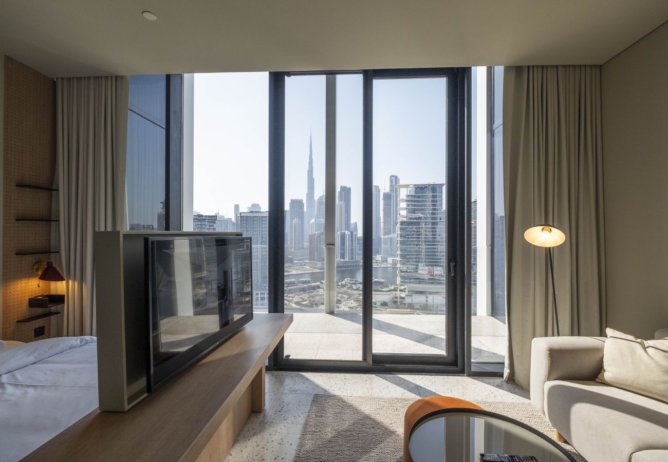 Studio in Dubai - Executive Studio with Burj View at Upside Living