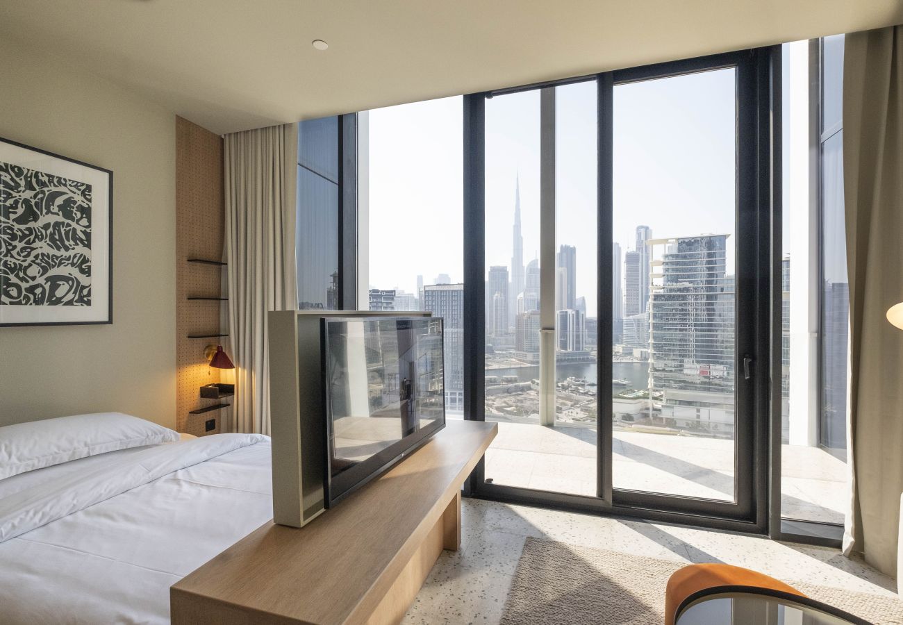 Studio in Dubai - Executive Studio with Burj View at Upside Living