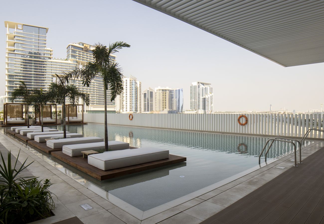 Studio in Dubai - Modern Studio at Upside Living  with Burj Views - Business Travelers