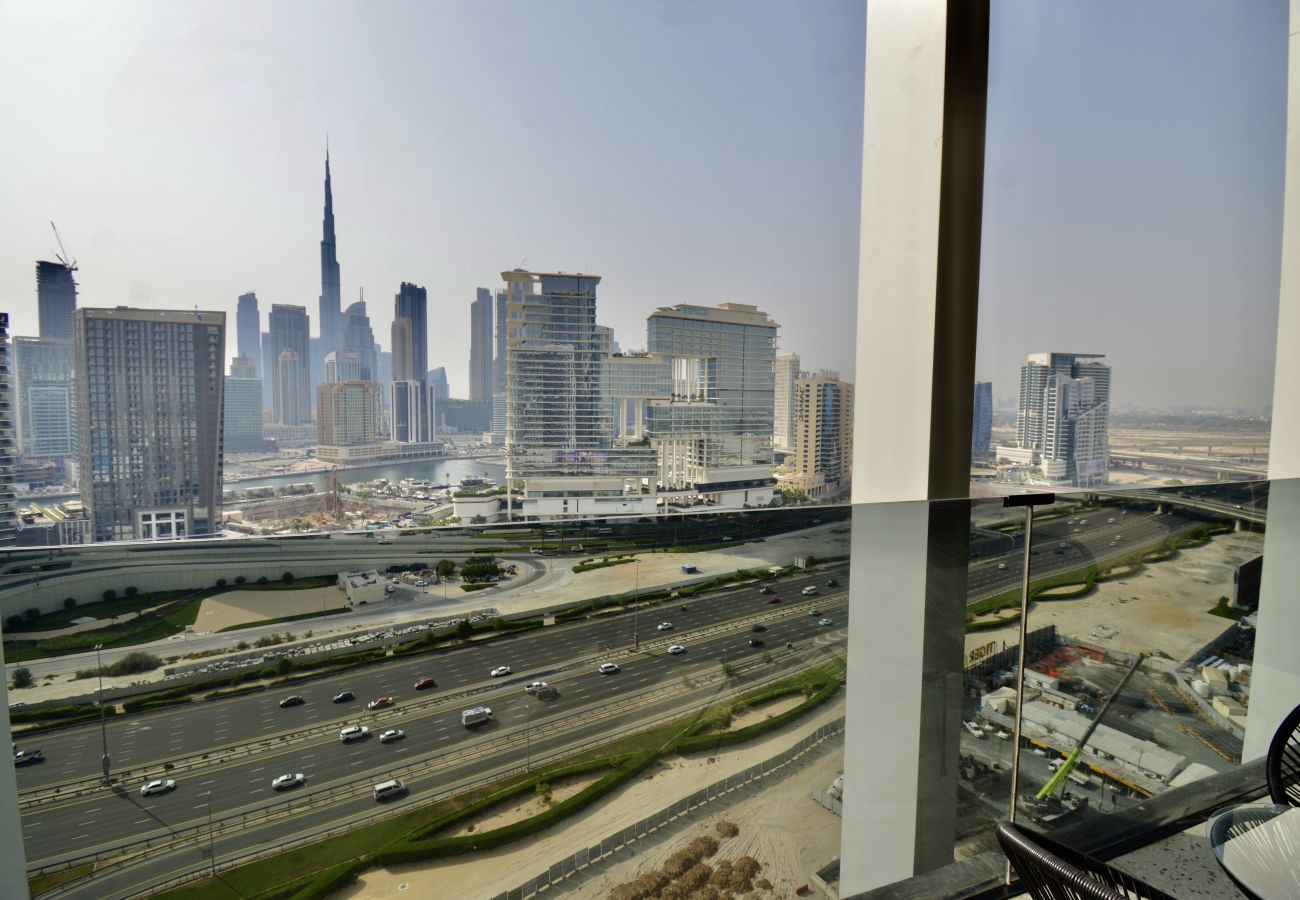 Studio in Dubai - Burj View Studio at Upside Living - Business Travel Ready