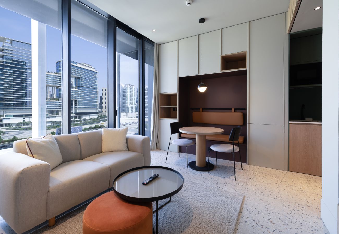 Studio in Dubai - Modern Studio | Burj Khalifa View | Upside Living