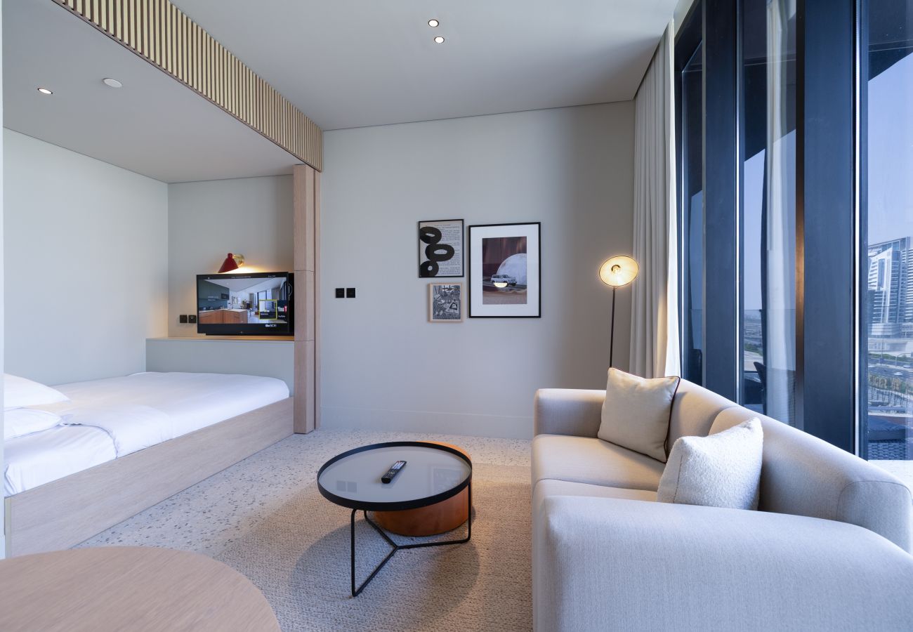 Studio in Dubai - Modern Studio | Burj Khalifa View | Upside Living