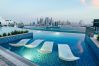 Апартаменты на Dubai - Chic Palm Studio with Infinity Pool
