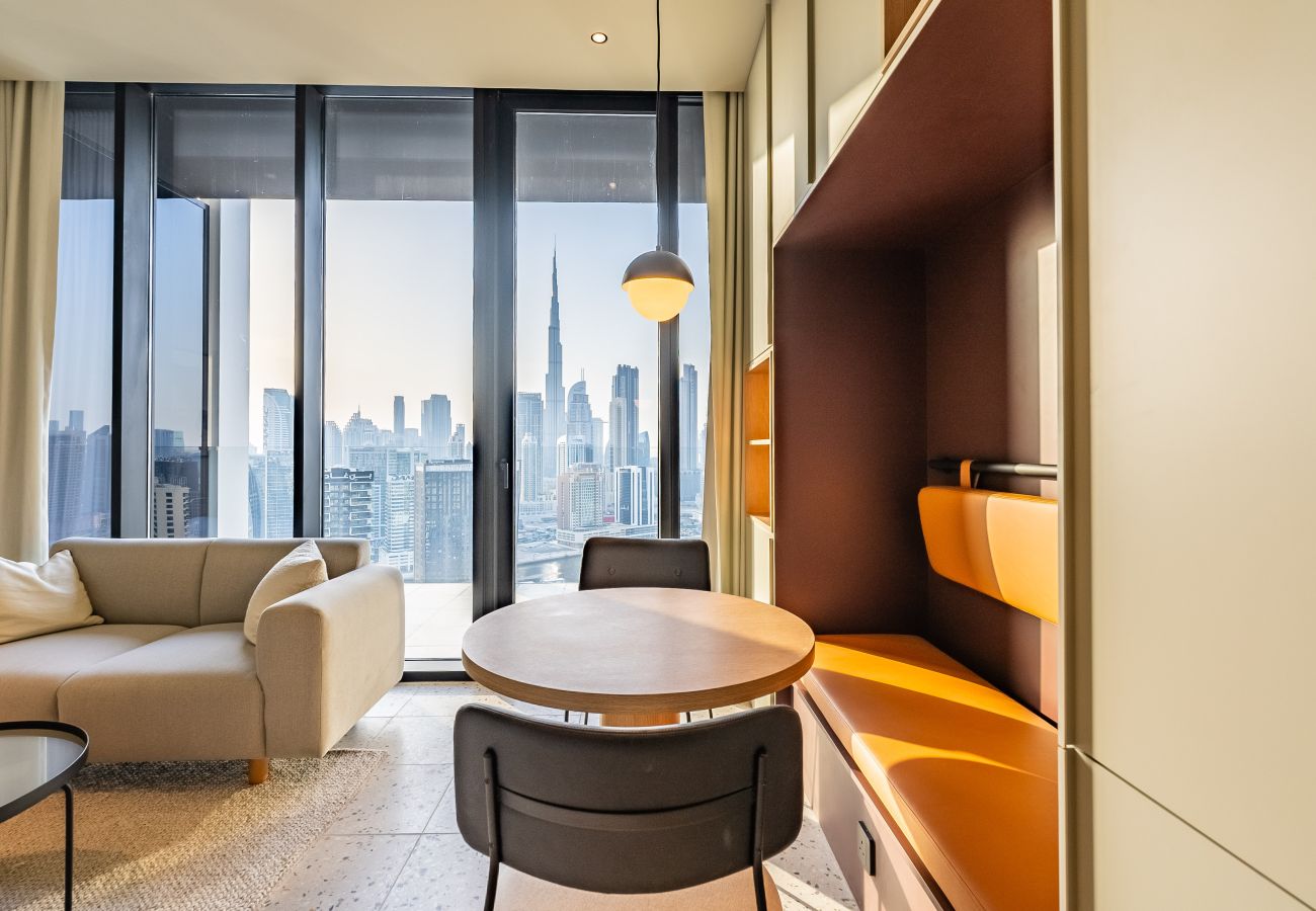 Апартаменты на Dubai - Executive Studio at Upside Living with Burj Views