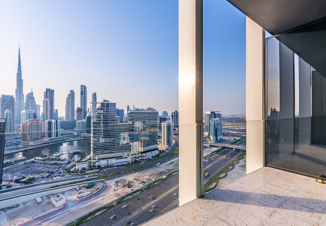 Апартаменты на Dubai - Executive Studio at Upside Living with Burj Views