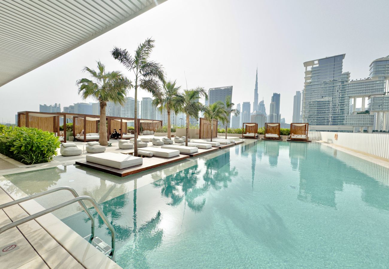 Квартира-студия на Dubai - Burj View Studio at Upside Living - Business Travel Ready