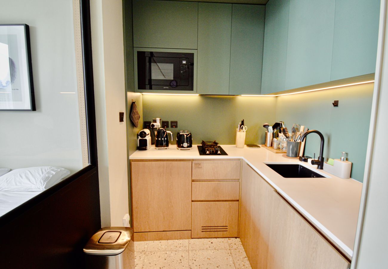 Квартира-студия на Dubai - Burj View Studio at Upside Living - Business Travel Ready