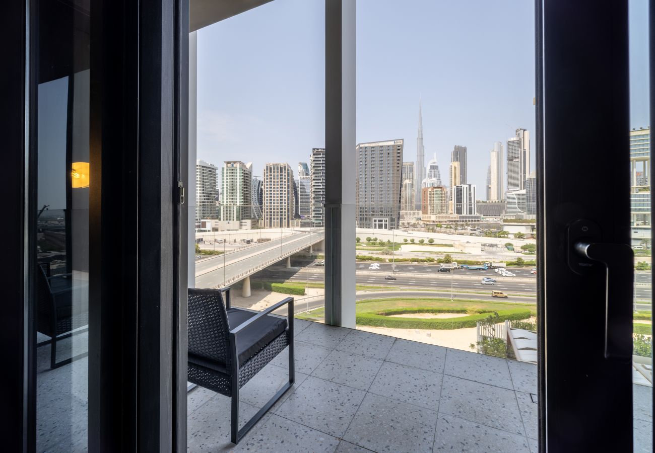 Квартира-студия на Dubai - Modern Studio | Burj Khalifa View | Upside Living
